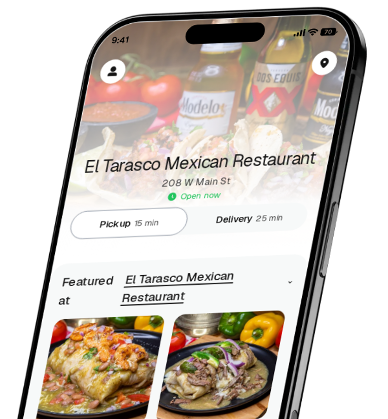 El Tarasco Mexican Restaurant app preview