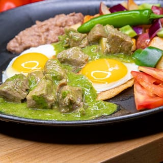 Omelette Chile Verde