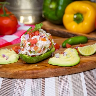 Ceviche Avocado Shell