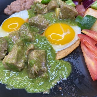 Huevos Con Chile Verde